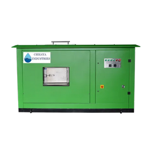 Organic Waste Converter - Durable Steel, Automatic Operation, Electric Power Source | Compact Silver