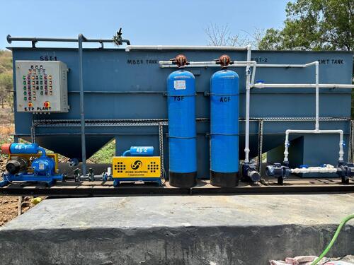 300 Kld Effluent Treatment Plant - Stainless Steel, Customizable Dimensions (mm), Green Color, Elect