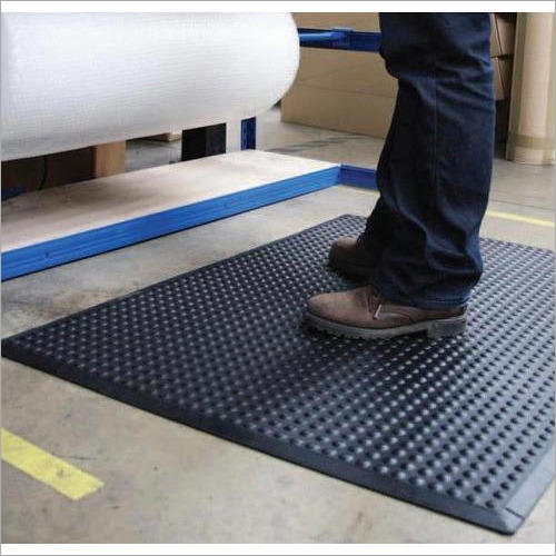 Electrical Rubber Mat - Color: Black