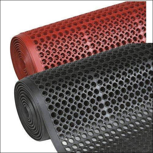 Nitrile Rubber Mat - Color: Red & Black