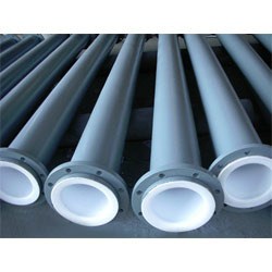 PTFE Lined Pipes - Diameter 25mm to 300mm, Length Up to 3000mm - Fixed and Loose Flange Options Avai