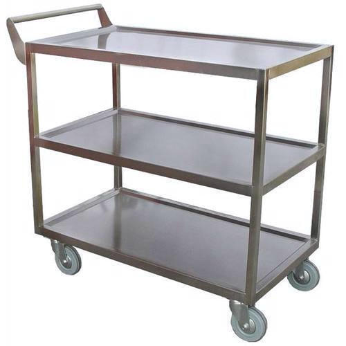 3 Tier Room Services Trolly - Material: Stainless Steel