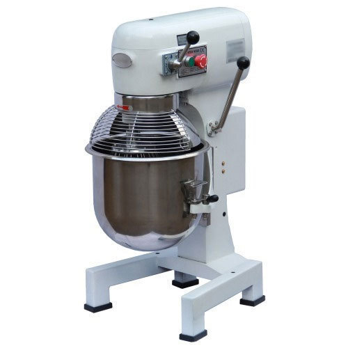 Planetary Mixer - Stainless Steel, 220-240V | Semi Automatic, 1 Year Warranty, White Finish