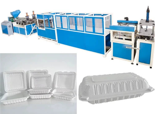 Biodegradable Mfpp Tableware Products Making Thermoforming Machine - Color: Multiple