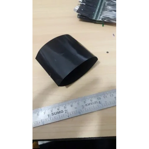 PVC Heat Shrink Sleeve Label - Black PVC Material, Round Shape | Durable Design, Extreme Temperature