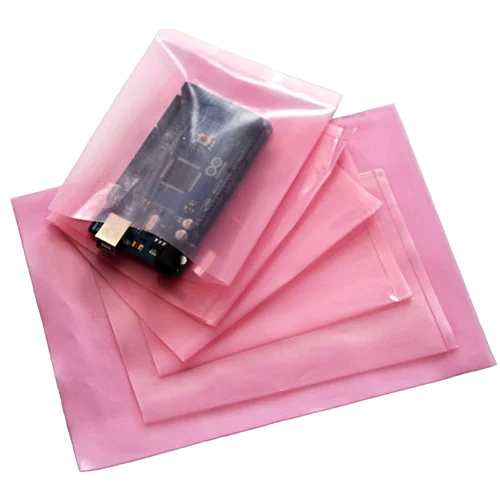 Anti Static Pink Poly Bag - Length: 16 Inch (In)