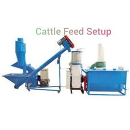 500 Kghr Manual Cattle Feed Plant, Power: 22 HP
