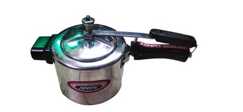 Aluminium Pressure Cooker - 5 Liter, 8 Gauge Thickness | Eco-Friendly, Heat Resistant, Fuel-Saving D