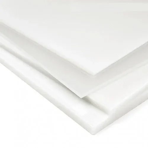 Polypropylene Sheet - 8FT x 4FT, White Color, >10mm Thickness | High Strength, Chemical Resistant, N