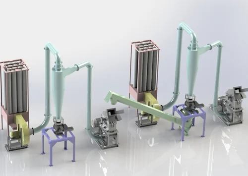 Industrial Double Stage Pulverizer Machine For Spices & Grains - Feature: Eco Friendly