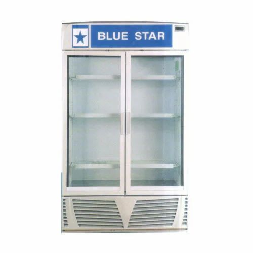Blue Star Double Door Vaccine Visi Cooler - Color: White