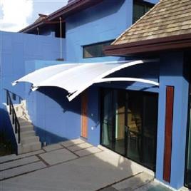 Pvc Modular Entrance Canopy, Shape: as per requirement