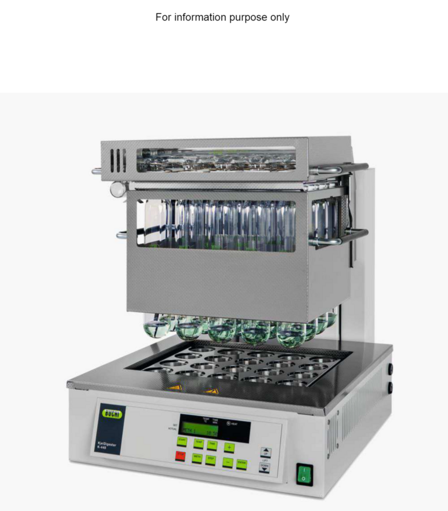 K449 Buchi Kjel Digester - Dimension (L*W*H): 472*558*764 Mm Millimeter (Mm)