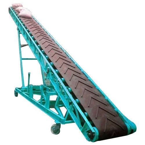 Truck Loading Conveyor - Stainless Steel, Flat Belt Structure | 1 Year Warranty, Designed for Variou