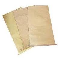 Red Hdpe Laminated Kraft Paper Bag