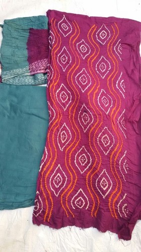 Bandhani Suit - Premium Quality Cotton, Various Sizes , Vibrant Colors with Elegant Designs and Perf