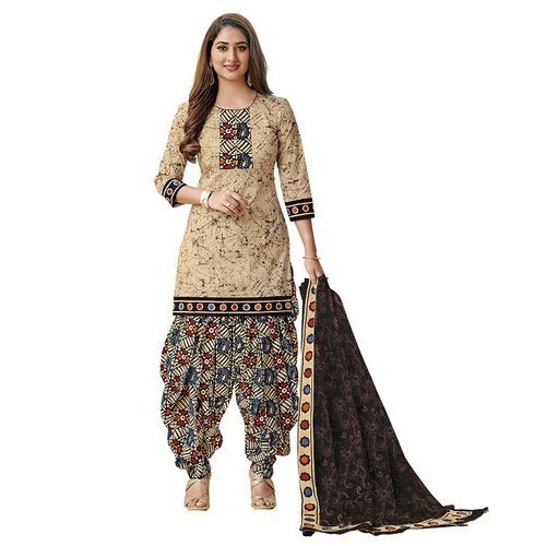Printed salwar suit