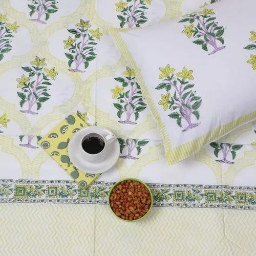 Hand Block Printed Cotton Bed Sheets