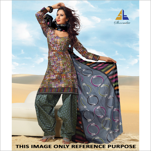 Fancy Salwar Suit - Cotton Blend, Full Sleeves, Printed Design | Breathable, Skin-Friendly, Versatil