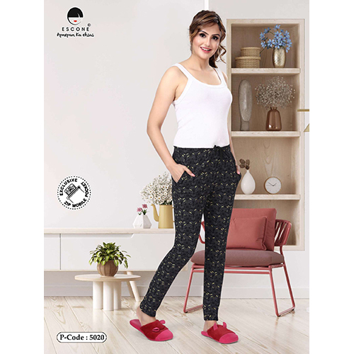 Different Colours Available Ladies Printed Ankle Pant