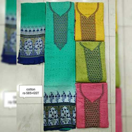 Fancy Cotton Salwar Suit - Elegant Floral Patterns, Easy Home Wash, Ideal for Casual Wear