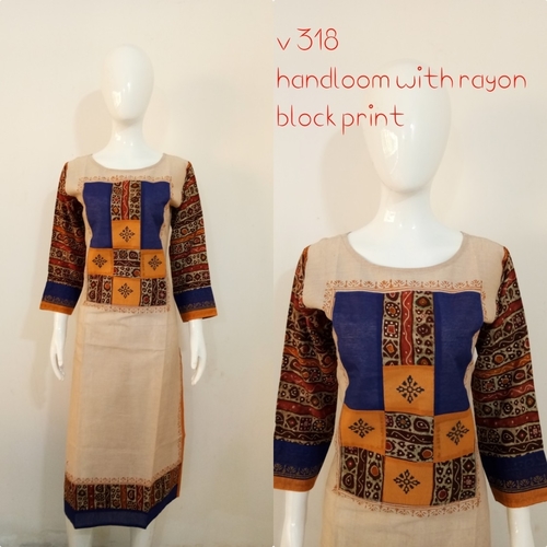 Printed Rayon Long Sleeve Dress - Color: All Color