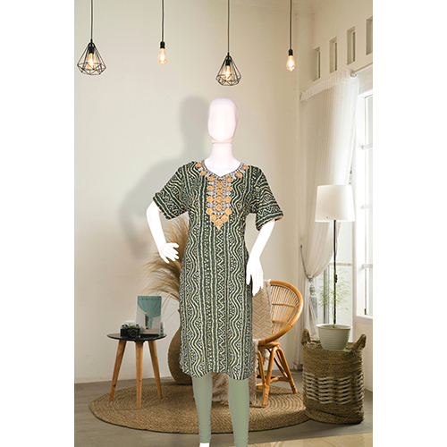 Ladies Casual Rayon Salwar Suit Material - Cotton Fabric , Multicolor Printed Design with Intricate 