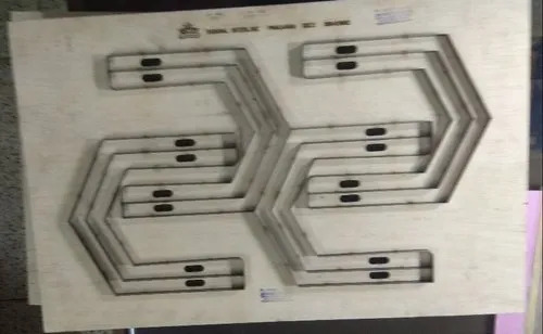 Ladies Suits Neck Design Cutting Dies - Color: White