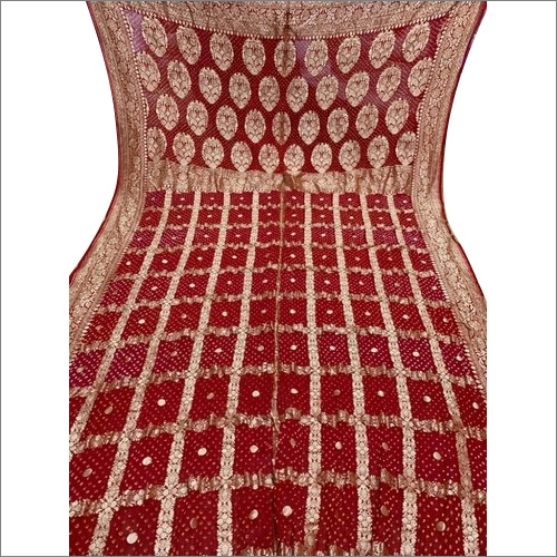 Ladies Khaddi Georgette Bandhani Sarees
