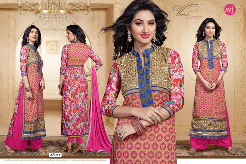 Buy Fancy Designer Indian Saree - Brasso & Chiffon | Multi Color, Full Sleeves, Embroidered, All Sea