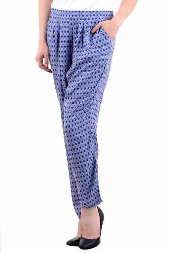 Surplus Ladies Printed Trousers - Fine Fabric, Summer Friendly , Trendy Printed Patterns for Effortl