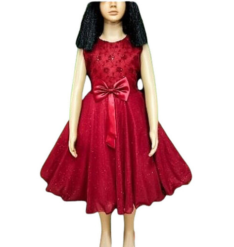 Girls Party Wear Fancy Frock - Embroidered Design, Comfortable Fit for Ages 1 to 10 Years | Stylish 