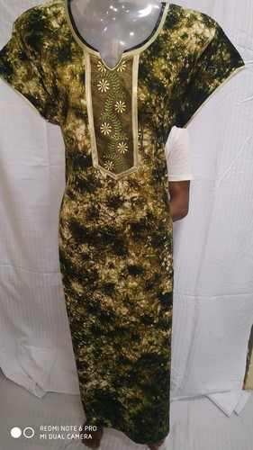 batik print cotton nighty