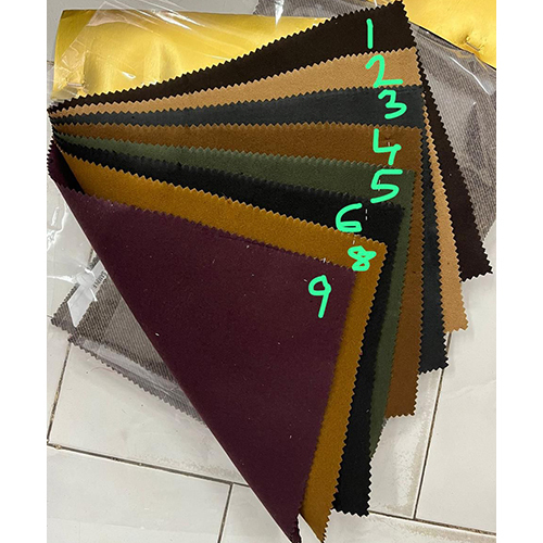 Solid Shade Imported Brush Fabric - Color: Multicolor