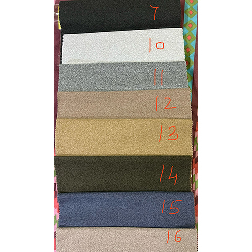 Melange Shade Imported Brush Fabric - Color: Multicolor