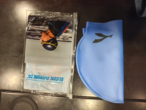 Konex Blue Swimming Pool Caps - Shape: Round