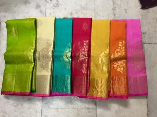 Available In Many Different Colors Kota Silk Saree For Ladies, Printed Pattern, Supreme Quality, Exq