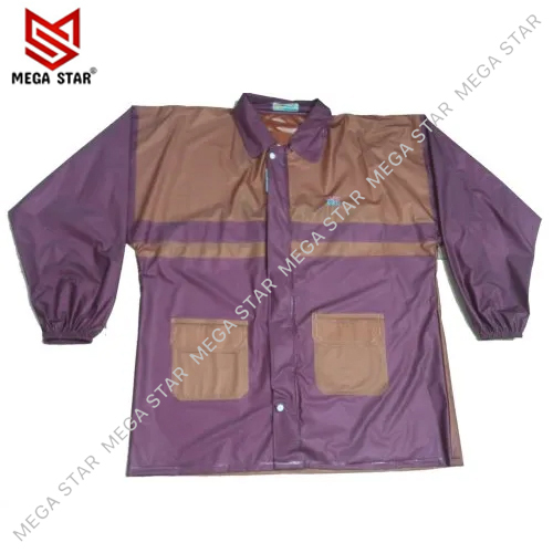 Gents Rain Jacket - Color: Brown And Purple