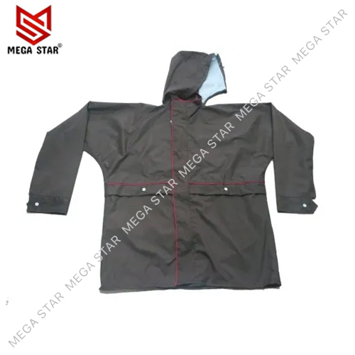 Nylon Rain Jacket - Color: Black