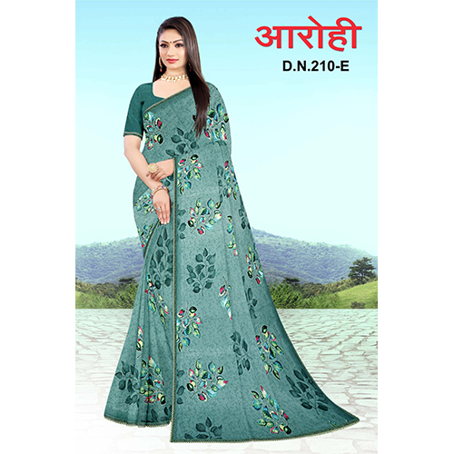 Ladies Modern Saree - Solid, Multicolor, Printed | Casual Occasion, High Quality, New Condition