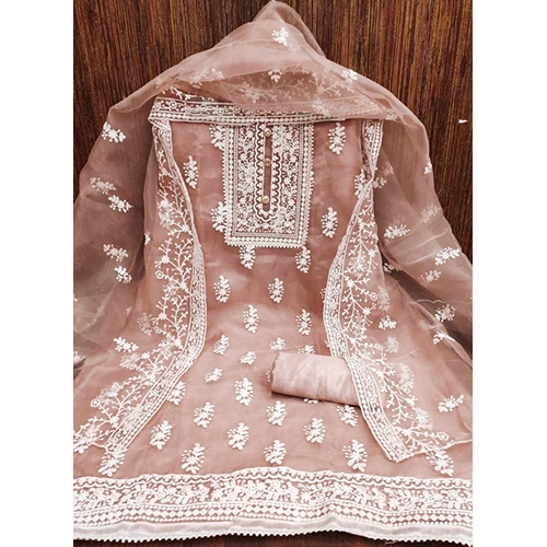 Multicolor Ladies Designer Suit Dress Material