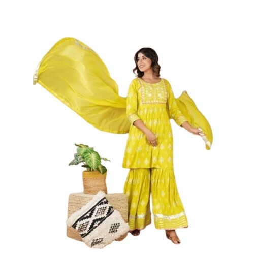 Women Chiffon Kurti - Feature: Quick Dry