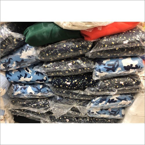 Printed Poly Crape Fabric - Printed Design, Exquisite Finish | Ideal for Home Furnishings and Access