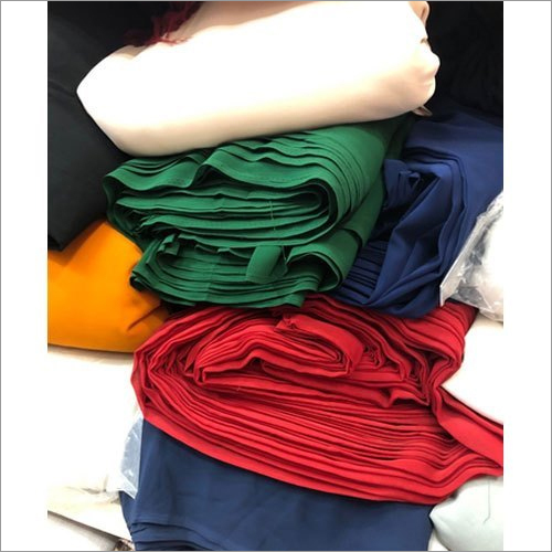 Plain Georgette Fabric - 44-45 Inch, Extremely Light & Floaty, Silky Smooth Texture, Wrinkle & Shrin