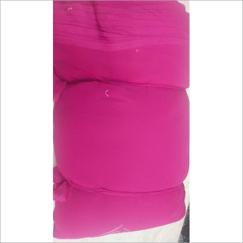 Georgette Kurti Fabric - Georgette, Washable, Pink | Stain & Wrinkle Resistant, Tear-Resistant, Plai