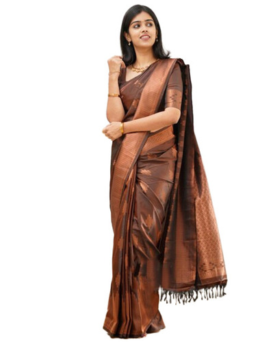 Ladies Cotton Saree - Color: Multiple