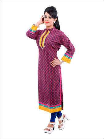 Ladies Cotton Kurti - Soft Cotton Fabric, Elegant Design , Perfect for Casual Wear