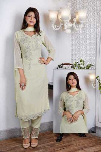 Ladies Cotton Salwar Suit - Full Sleeve & Half Sleeve Options, Available in Various Colors | Breatha