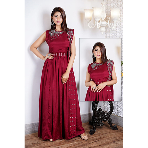 Ladies Designer Gown - 100% Cotton Fabric, Available in Various Sizes | Washable, Lightweight, Elega