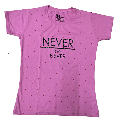 Half Sleeve T-Shirt - Cotton Fabric , O-Neck Design for Women, Short Sleeve Style, Casual Comfort fo